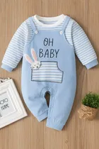 Boys Dungarees & Jumpsuits (Oh Baby-Sky), (Size 4-5 Years)