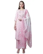 Cotton Printed Kurta Set for Women 