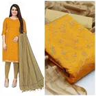 Chanderi Cotton Unstitched Dress Material for Women 