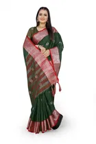 Cotton Embellished Saree for Women 