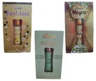 Combo of Radhe Mogra with Fantasia & Asseel Non Alcoholic Roll On Attars for Men & Women 