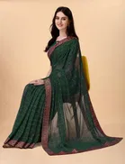 Silk Embroideried Saree for Women 