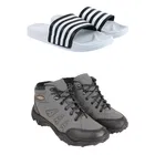 Combo of Casual Shoes with Sliders for Men 