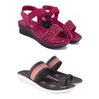 Combo of Flats & Sandals for Women 
