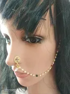 Alloy Gold Plated Nosepins for Women 