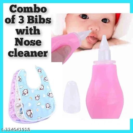Baby Bibs Combo With Nose Cleaner