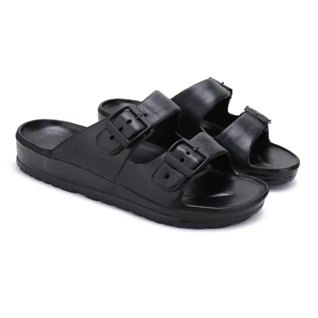 Slippers for Men (Black, 9)