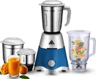Athots Star 750 W Mixer Grinder  (750 W Mixer Grinder With Poly Jar ( juicer mixer grinder ) | 4 Jars | With Blue And White Colors, With Poly Jar For Juice)