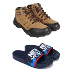 Combo of Casual Shoes with Sliders for Men 