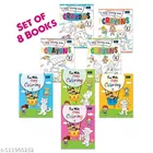 Bookford Wild Range Combo set Coloring book for kids - Set of 8 books - Cartoon, toys, and many more
