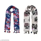 Poly Chiffon Printed Scarves for Women 