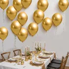24pcs Solid Metallic Balloon with Air Balloon Pump, Glue Dot, Balloon Arch Strip for All Party Decoration 