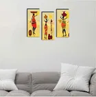 MDF 3 Pcs Designer Wall Painting for Home & Office 