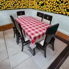 Polyester Printed Table Cloth (Red, 40x60 inches)