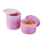 Fresherware Airtight Round Containers Set of 2 