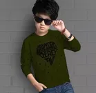 Cotton Blend Round Neck T-Shirts for Boys 