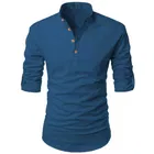Trendy Cotton Full Sleeves Short Kurta For Men 
