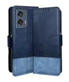 Artificial Leather Mobile Flip Cover for Motorola Moto G85 5G 