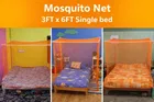 Square Mosquito Net 3FT x 6FT Single bed- Assorted 