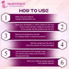 Majestique Facial Cleansing Sponges for Skin Cleaning, Reusable Cosmetic Face Sponge Pads 