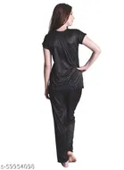 Satin Nightsuit Set for Women 