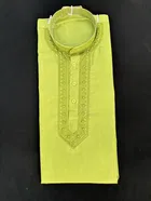 Cotton Embroidered Kurta for Men 