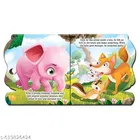 The Bully Elephant Animal Shaped Story Board Book for Kids | Early Learning Story Book for Toddlers | Moral Story Picture Book for Children | Preschool Reading Book for Brain Development & Vocabulary Building | Perfect Birthday Gift & Homeschooling