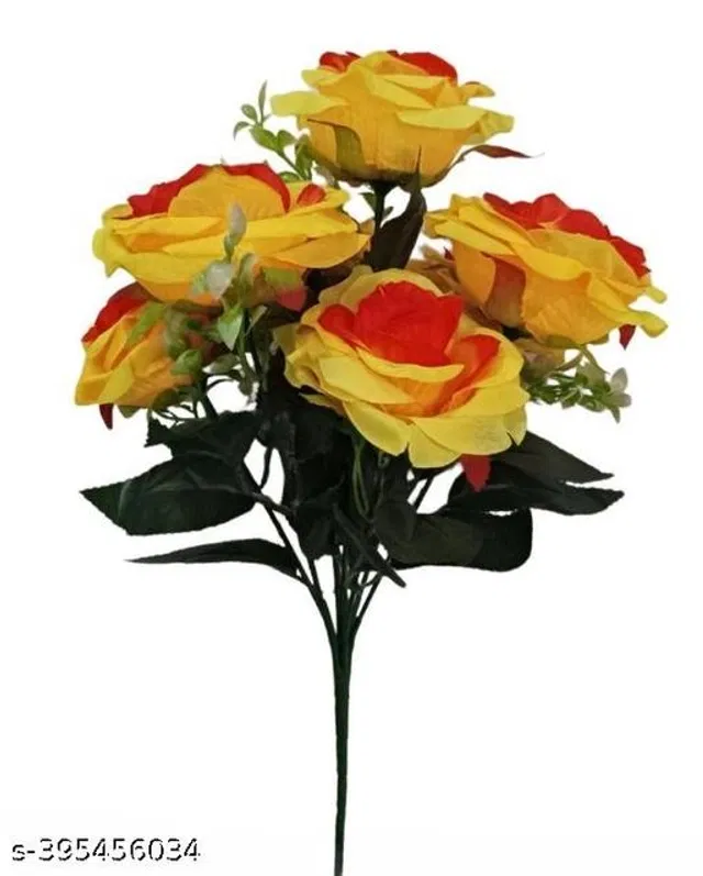 Plastic Artificial Flower (Multicolor)