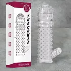 A R Silicone Crystal Dotted Condom for Men (Transparent)