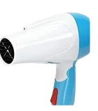 Plastic Hair Dryer for Men & Women (Blue & White, 100 W)