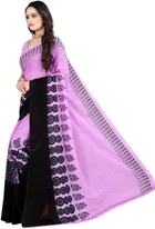 Georgette Printed Saree for Women 