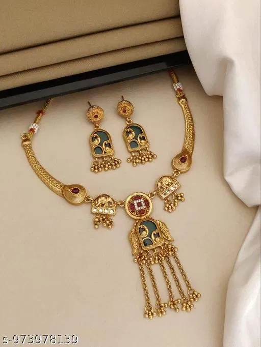 Heritage Jewellery Set for Women (Multicolor, Free Size)
