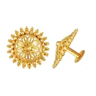 Alloy Gold Plated Earrings for Women (Gold, Set of 1)