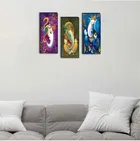 MDF 3 Pcs Designer Wall Painting for Home & Office 