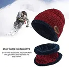 Winter Neck Warmer & Skull Cap Set for Men 