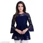 Three-Quarter Sleeves Top for Women 