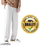 Lycra Trouser for Men, White 