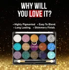 COLORS QUEEN 15 Color Glittering Palette 