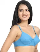Cotton Blend Padded Bra for Women 