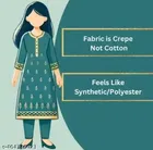 Printed Crepe Unstitched Suits With Dupatta for Women & Girls, Multicoolour