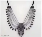 trending multilayer black polish necklace premium quality necklace