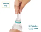 Cylinder Plastic Ice Cube Tray 