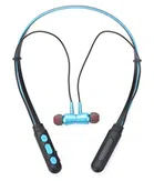 Wireless Bluetooth Neckband (Blue)