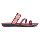 Flats for Women, Maroon 