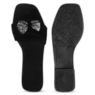 Zakozee Velvet Flats for Women 