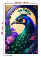 Waterproof Peacock Wall Sticker 