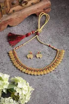 Alloy Necklace with Earrings for Women 
