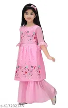 Georgette Kurta Set for Girls 
