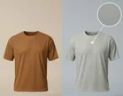 Polyester Round Neck T-shirt for Men, Multicolour, Pack of 2 