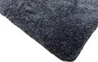 Polyester Solid Doormat, Dark Grey 